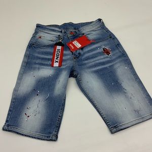 Men's Fashion Med. Blue Denim Shorts